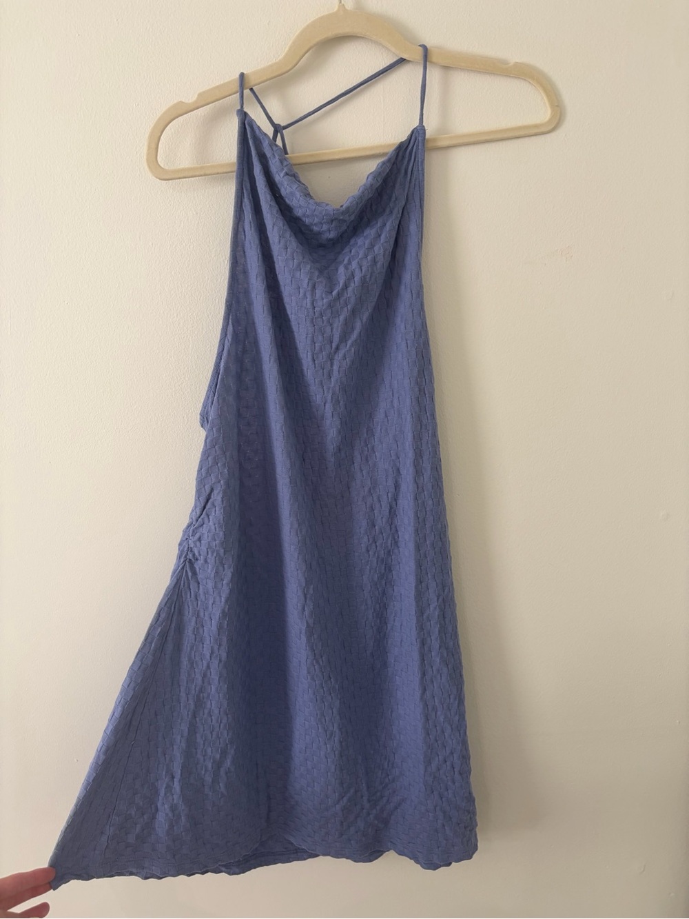 Free People Mini Dress in Periwinkle Blue